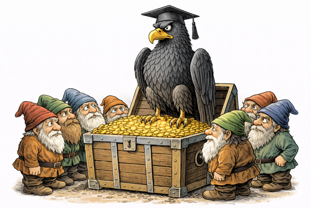 adler truhe und zwerge