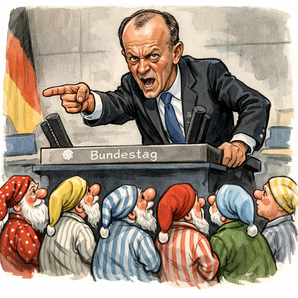 friedrich merz und die faulen zwerge